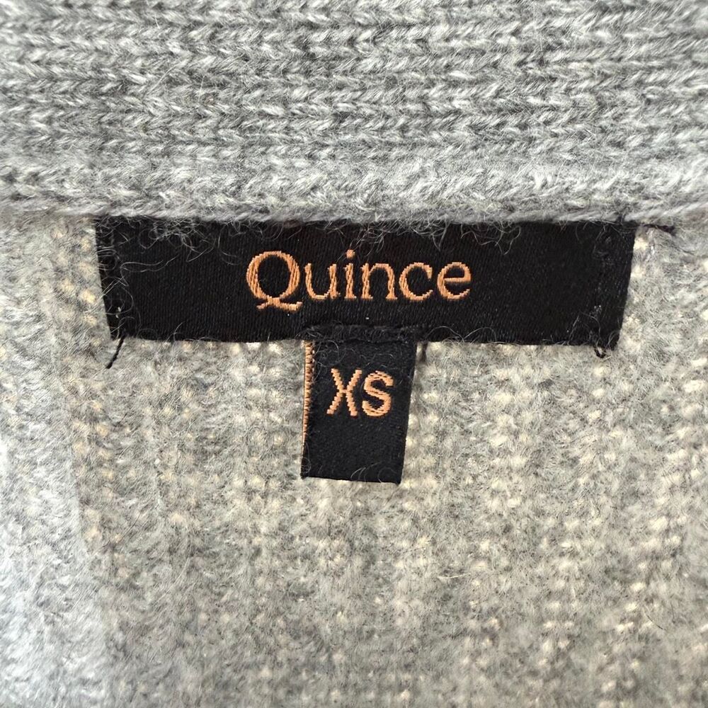 Quince Mongolian Cashmere Oversized Boyfriend Cardigan Sweater Size XS - Picture 4 of 7